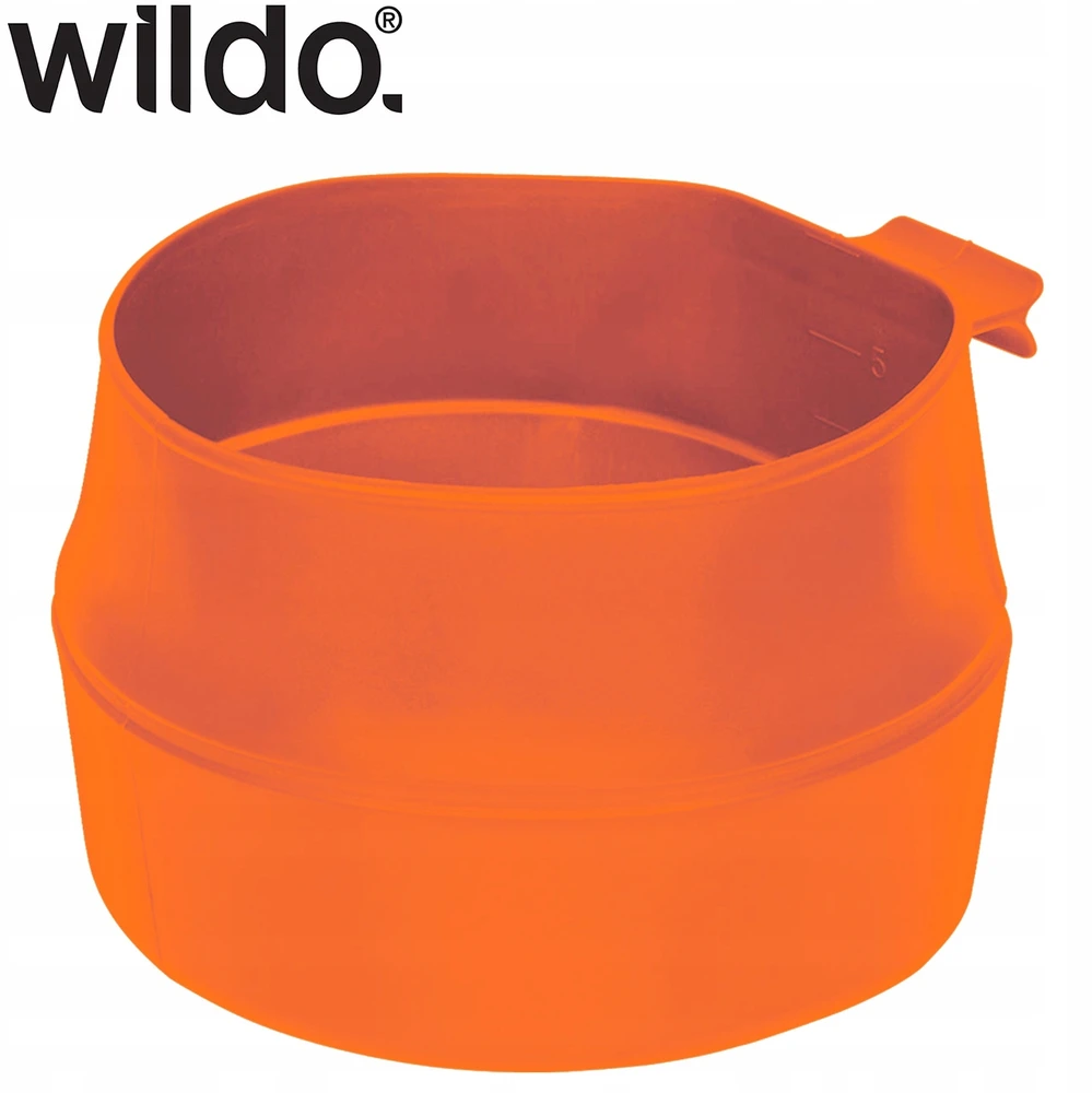 Švediškas sulankstomas puodukas WILDO Fold-a-cup 200ml Oranžinis