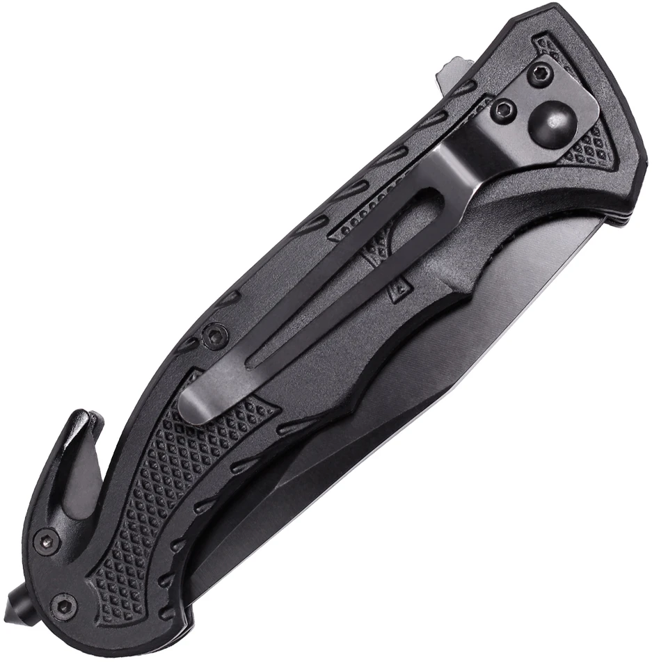 Peilis Mil-Tec Rescue Car Knife, juodas