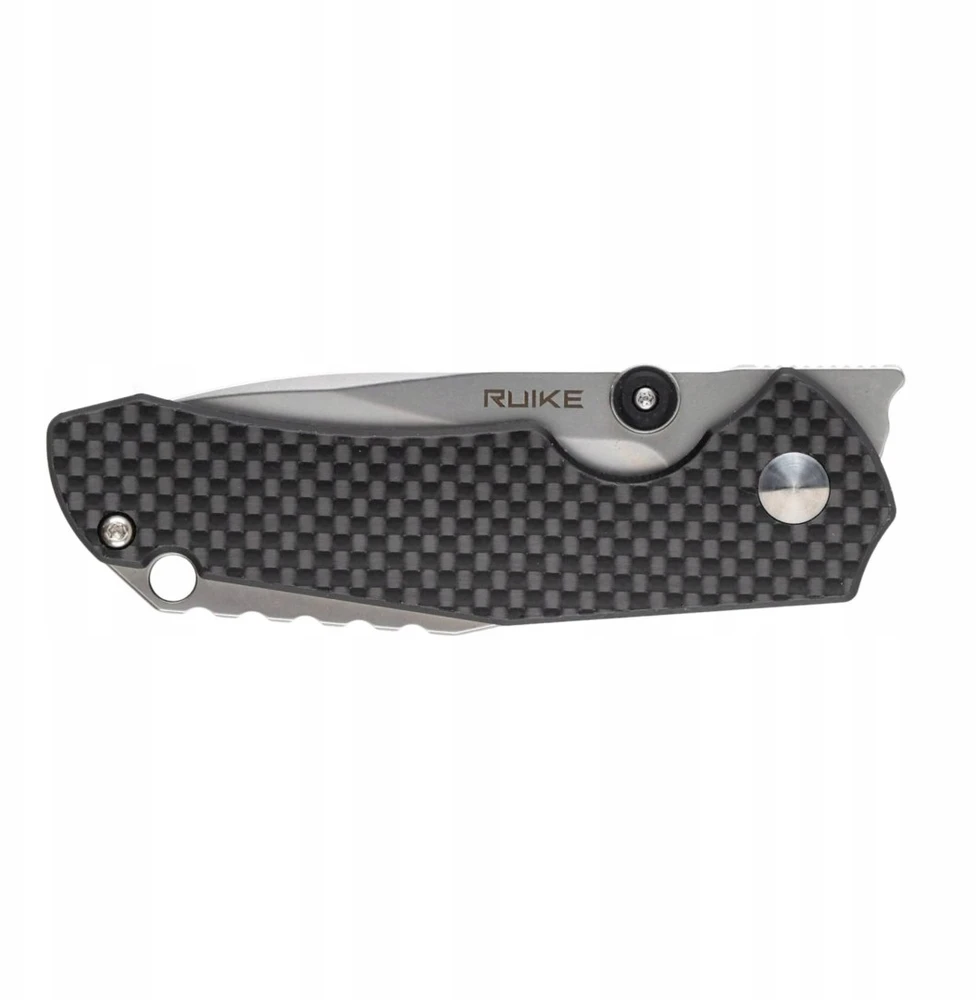 Sulankstomas peilis Ruike P671-cb juodas Edc