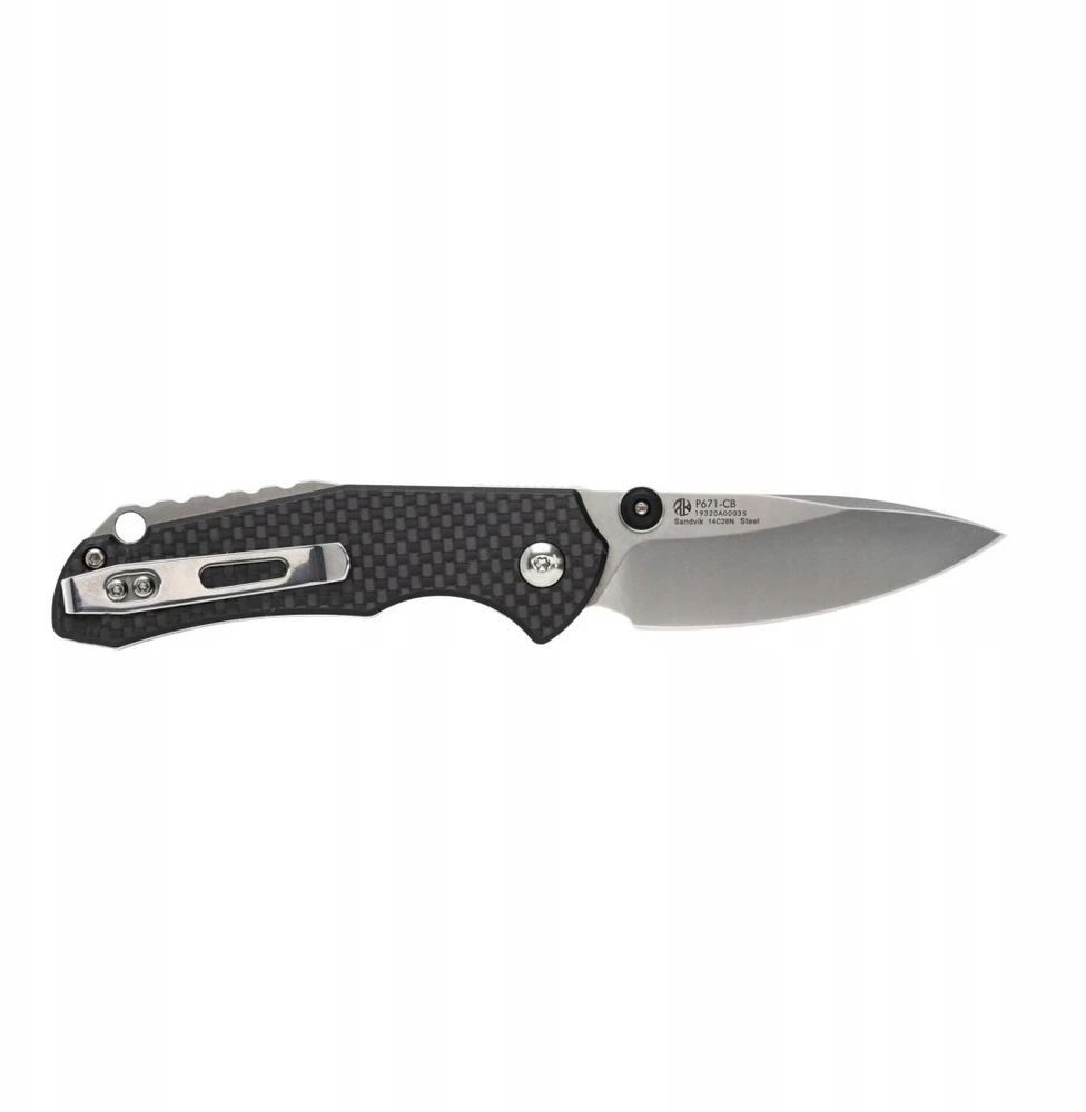 Sulankstomas peilis Ruike P671-cb juodas Edc