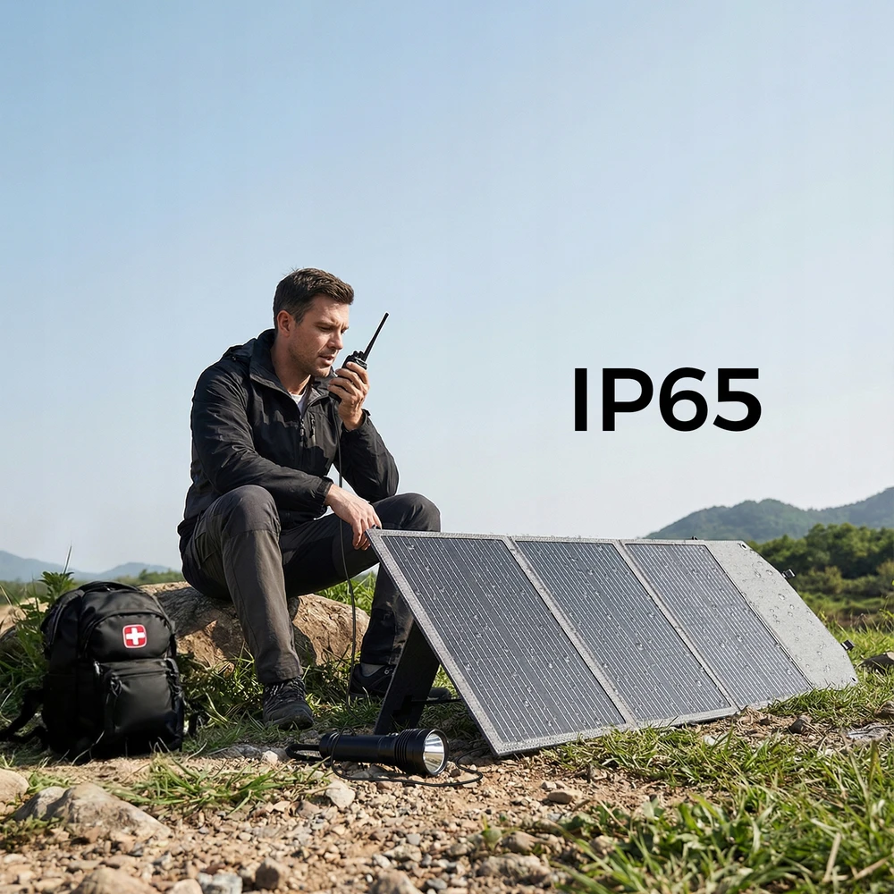 Sulankstomas saulės skydelis 100 W nešiojamas saulės įkroviklis, skirtas Ctolita Camping