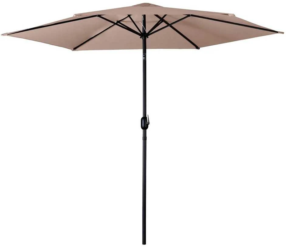 Sulankstomas sodo skėtis, 6 dalių, 300 cm, su uždanga, „Plonos PL-884“