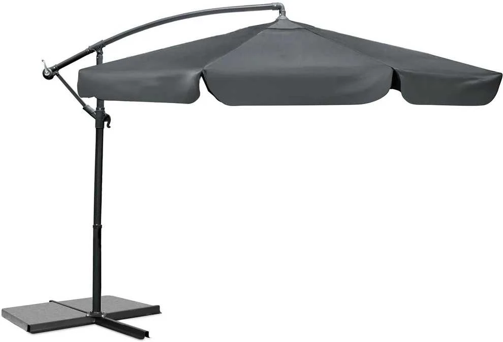 Sulankstomas sodo skėtis, 8 segmentų, 350 cm, su uždanga, „Plonos PL-881“