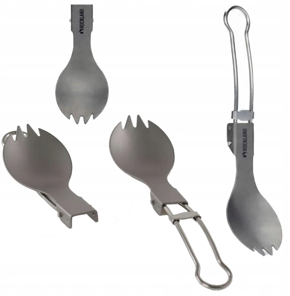 Rockland Airy Titanium Spork sulankstomas titaninis šaukštas-šakutė