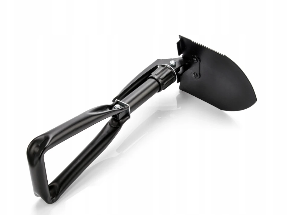 Sulankstomas turistinis kastuvas Meteor, 46 cm, juodas