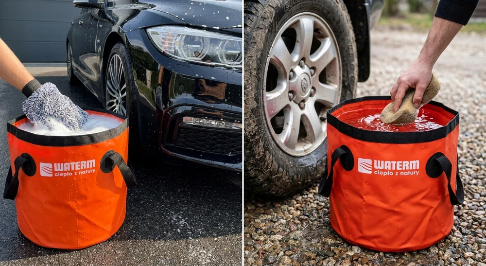 Sulankstomas turistinis kibiras, indas stovyklavimui, palapinė, stiprus, 20L