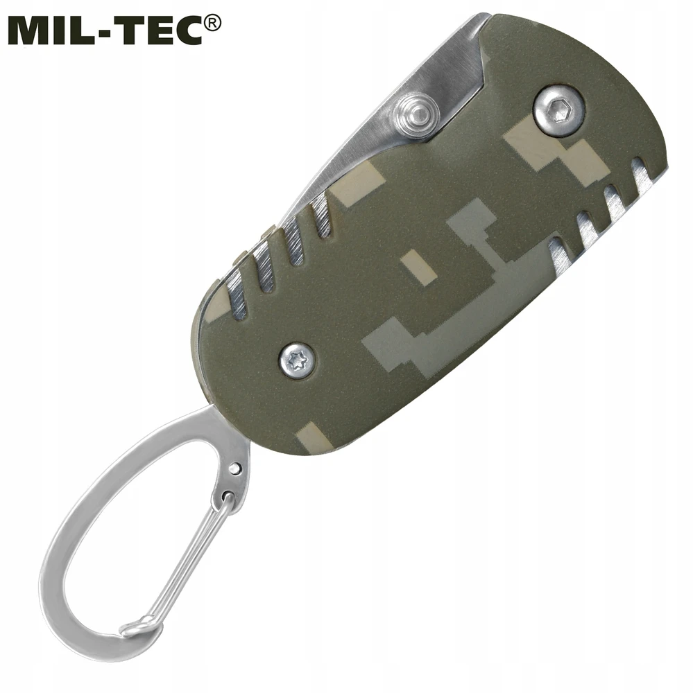 Sulankstomų peilių raktų pakabukas Mil-Tec One -Hand Key Ring, At-Digital