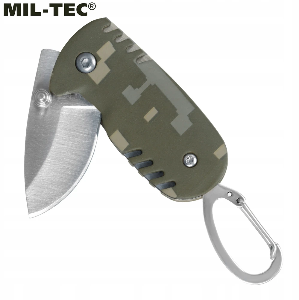 Sulankstomų peilių raktų pakabukas Mil-Tec One -Hand Key Ring, At-Digital