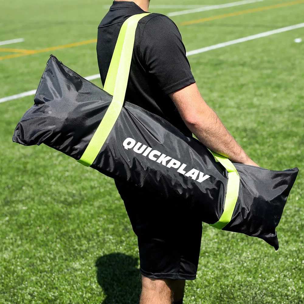 Sulenkami futbolo vartai Quickplay Kickster Elite 6x4' (matmenys 1,8 x 1,2 m)
