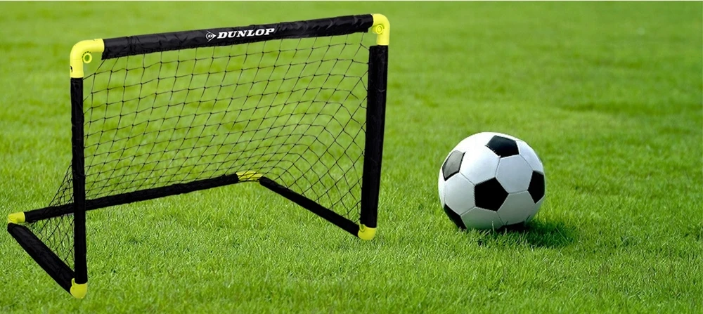 Dunlop Sulankstomos futbolo vartai su tinklu 90x59x61 cm