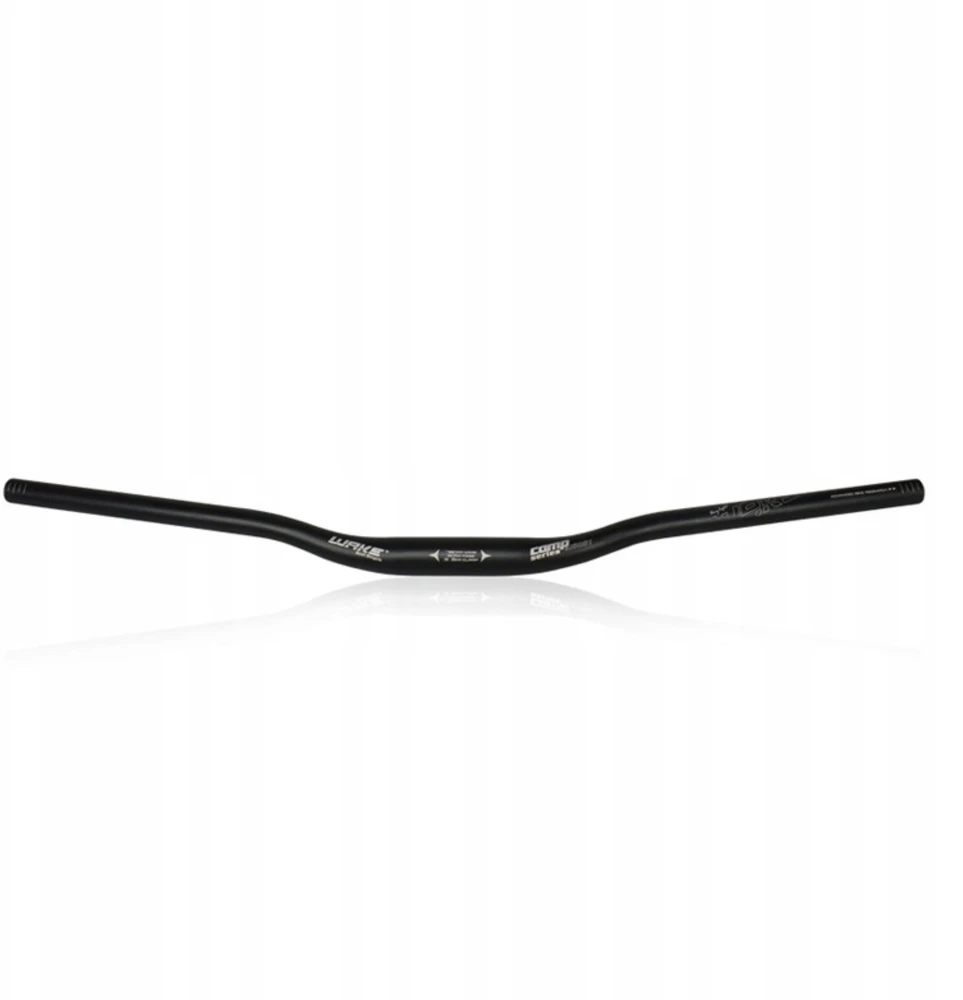 SUlenkta DVIRAČIO RANKA DVIRAČIO JUODAM ALUMINIO WAKE 720mm / 31,8mm