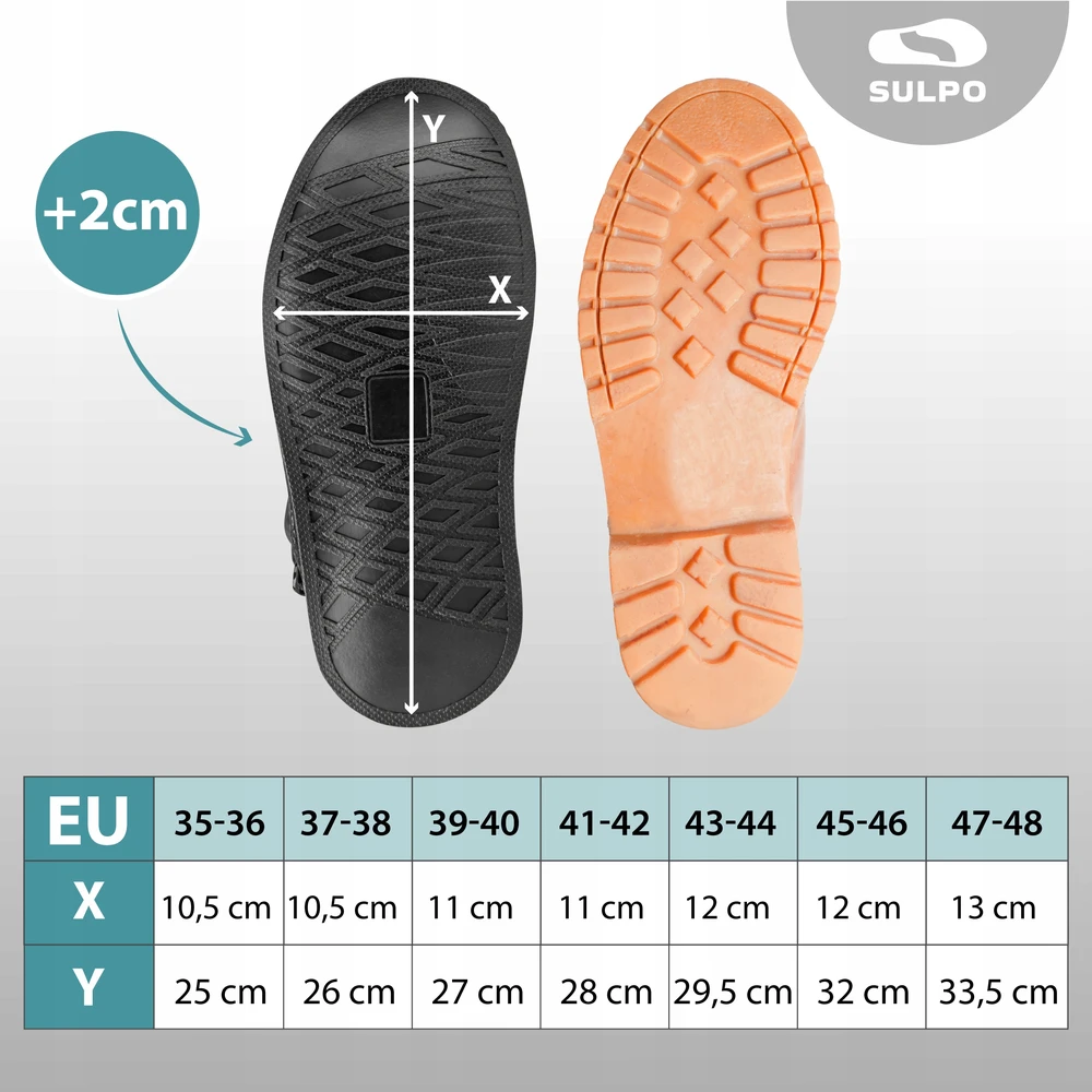 SULPO batų užvalkalai - apsauga nuo vandens ir purvo 41-42