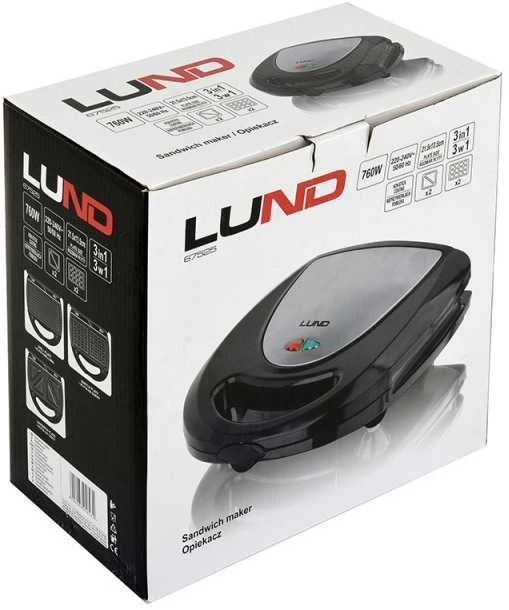 Sumuštinių keptuvas LUND TOaster 760W 3in1