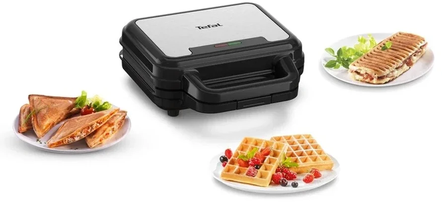 Sumuštinių keptuvas - vaflinė Tefal SW383D10, 700 W