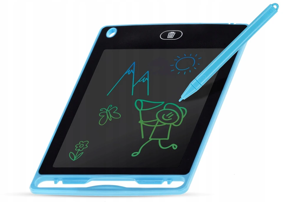 Sun Baby LCD grafinis piešimo planšetinis kompiuteris vaikams Znikopis Stylus Board 6,5"