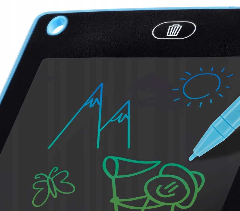 Sun Baby LCD grafinis piešimo planšetinis kompiuteris vaikams Znikopis Stylus Board 6,5"