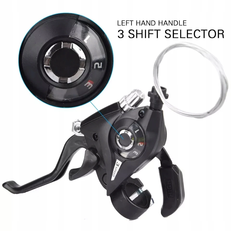 SUNRUN EF-51 3x6 18 greičių svirtys, tinkamos SHIMANO pavarų perjungėjams