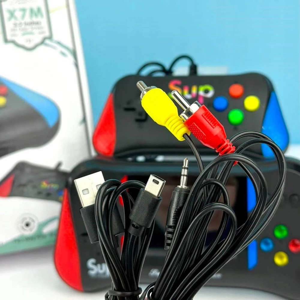 SUP Nešiojama mini konsolė Retro 500 Games Gameboy Extra žaidimų kilimėlis vaikams