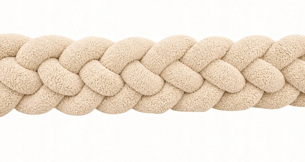 Supelkowelove LOVO APSAUGĖ, TILTAS, KŪDIKIO ĮVYNĖLIS, 4 SKIRSČIŲ BOUCLE, 350cm