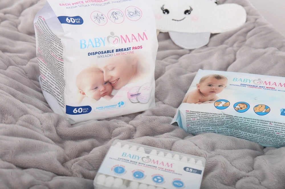 SUPER ABSORBENTAI GELINGI LAKTACIJOS Įklotai 60 vnt BABYMAM