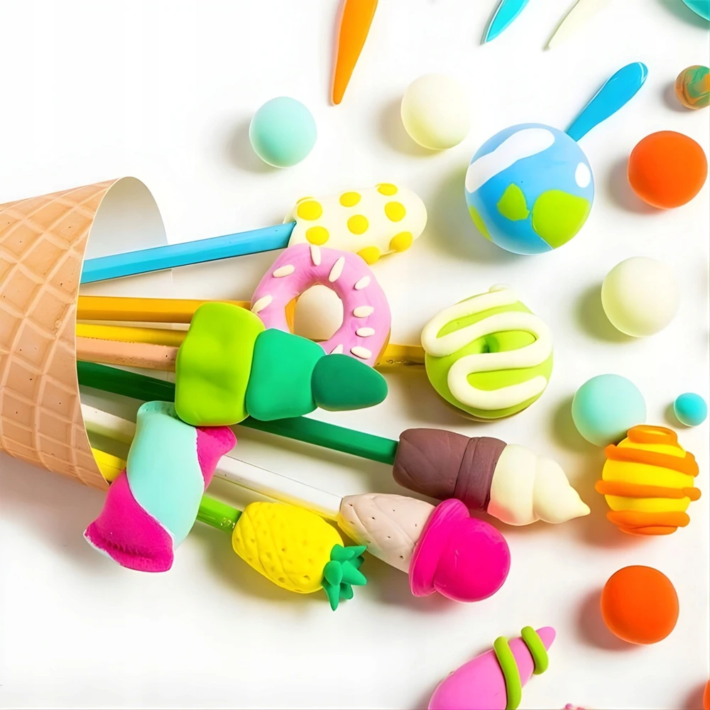 SUPER CAY PLASTICINE CAY POLYMER PUTO KŪRYBINĖ MASĖ 96 Vnt.