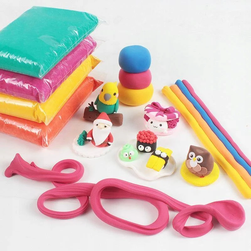 SUPER CAY PLASTICINE MOLIS POLIMERINĖ PUTOS 12 SPALVŲ KŪRYBINĖ MASĖ