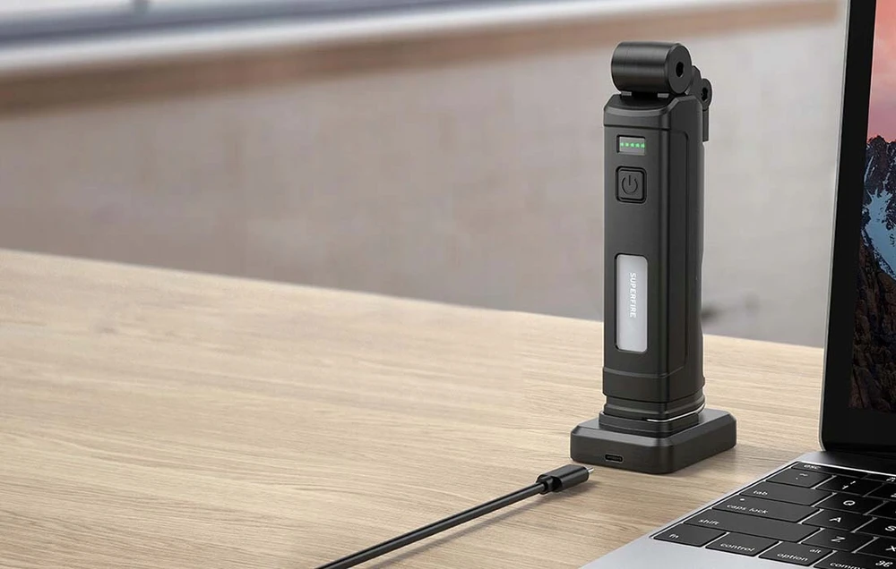 Daugiafunkcis žibintuvėlis Superfire G16-S USB-C 800lm 45m