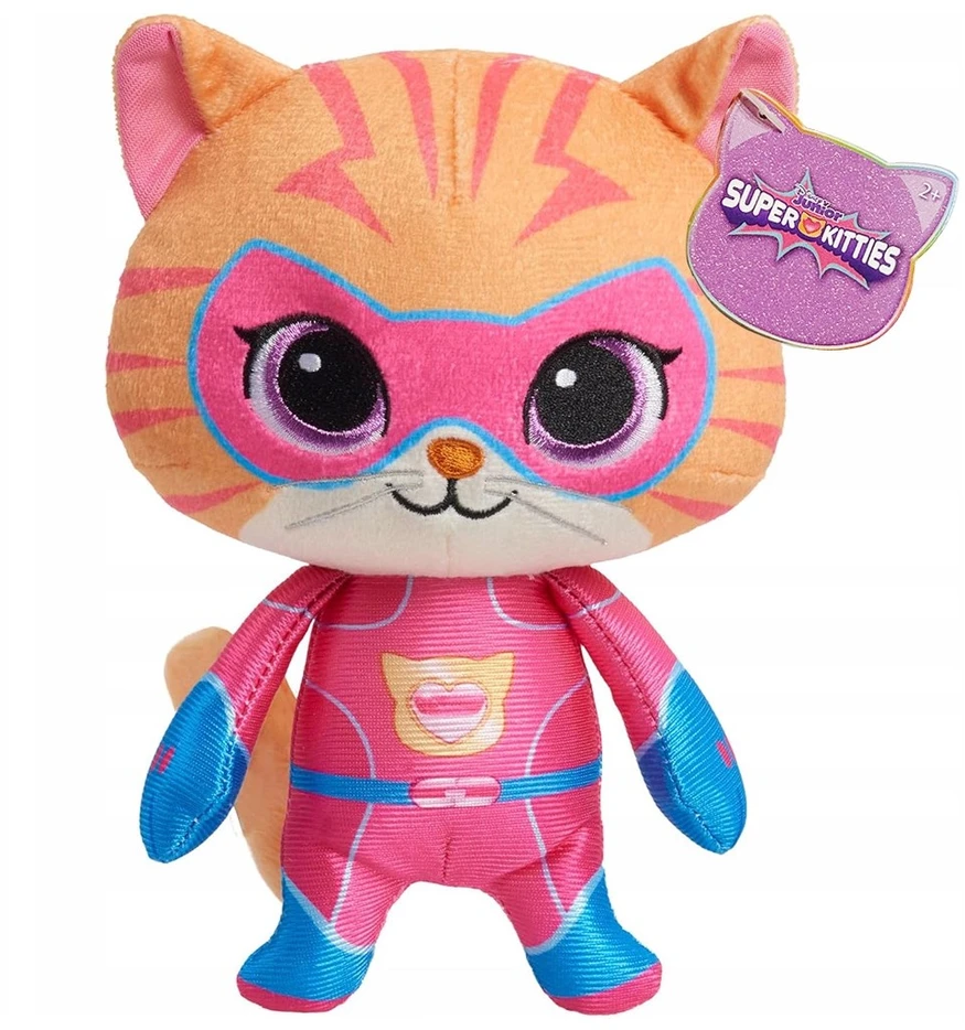 Superkitties „Disney Junior“ „Superkoty“ „Super Kitties“ pliušinis kačiukas Ginny/Gosia, 18 cm