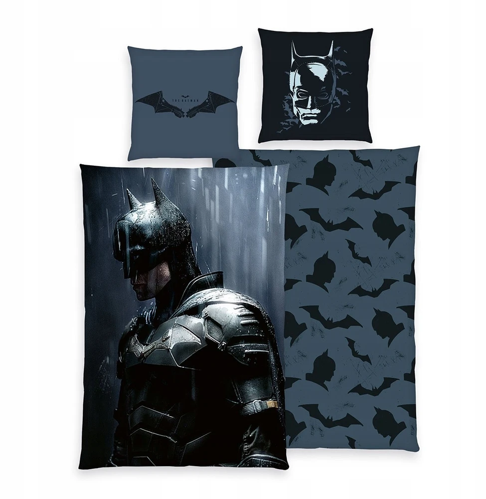 Supreme Style Dvipusė patalynė "batman" 140x200 cm, 100% medvilnė