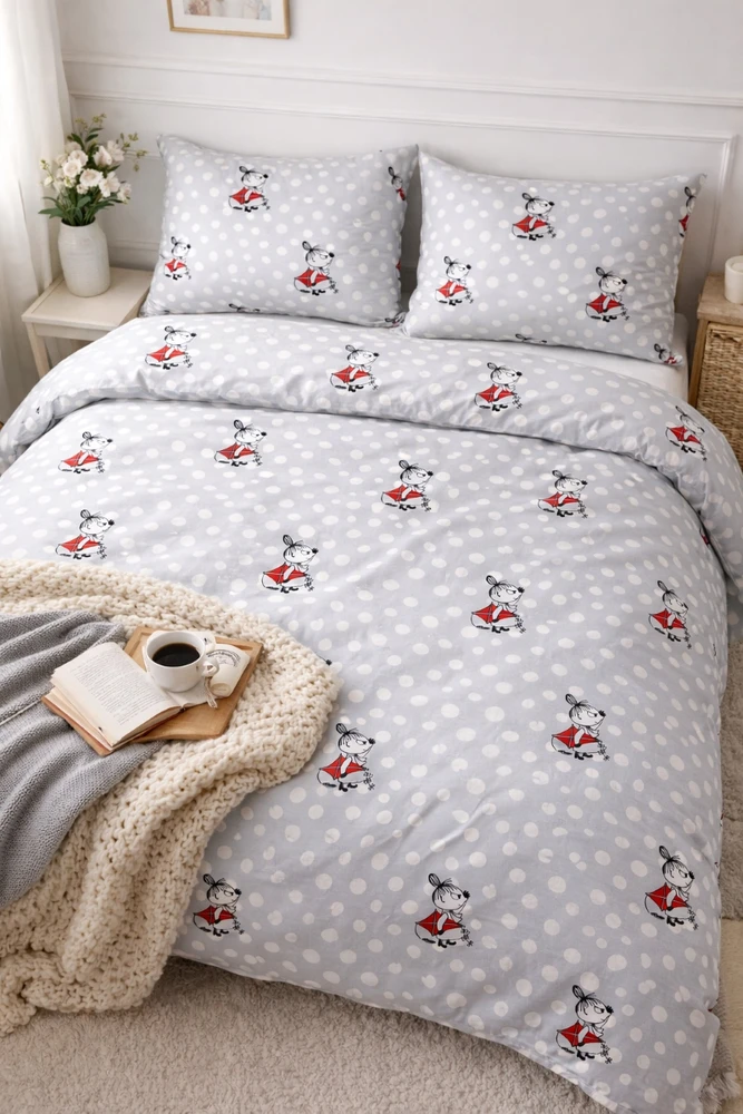 Patalynės komplektas Supreme Style Little My Moomin patalynė Moomin 160x200 medvilnė SAUGI TEKSTILĖ
