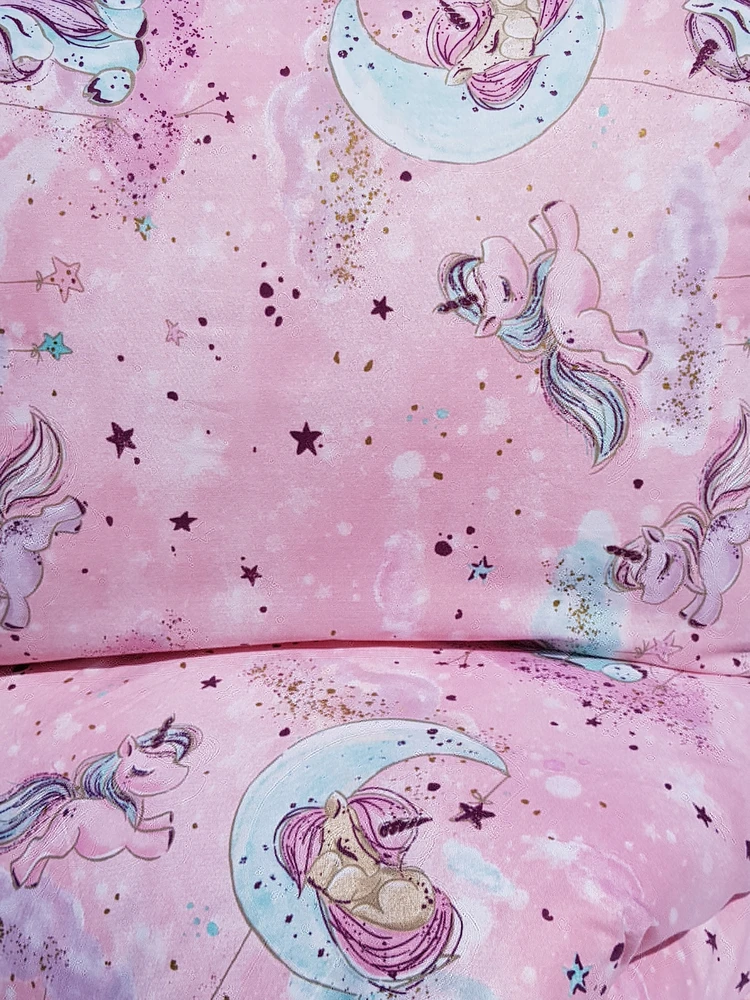 Supreme Style Patalynė jednorożec kucyki koniki pony rožinė 100x135 bawełniana do łóżeczka