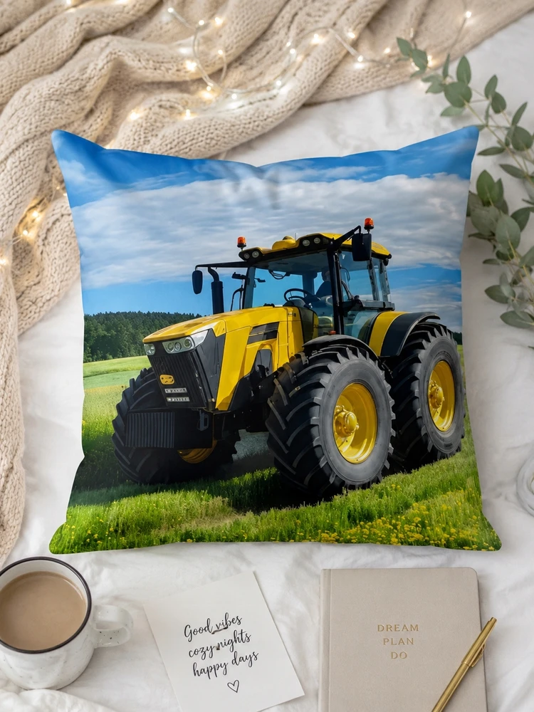 Patalynės komplektas Supreme Style Patalynė Traktor Kura Wieś Farma 140x200 ŚWIECĄCA In the Dark dvipusė