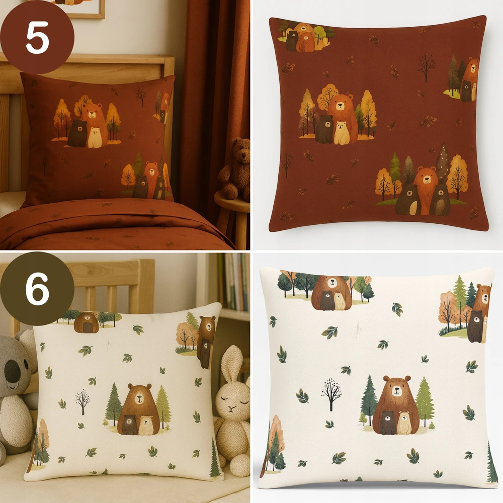 Supreme Style POSZEWKA DO PRZEDSZKOLA 40X40 DZIECIĘCA NA JASIEK MIX WZORÓW KOTKI PIESKI