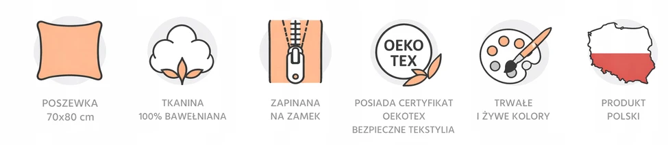 Supreme Style Užvalkalas kotki koty kocia rodzina bawełniana 70x80 dziecięca mėlyna