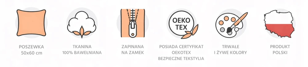 Supreme Style Užvalkalas kotki koty kocia rodzina bawełniana 50x60 dziecięca mėlyna