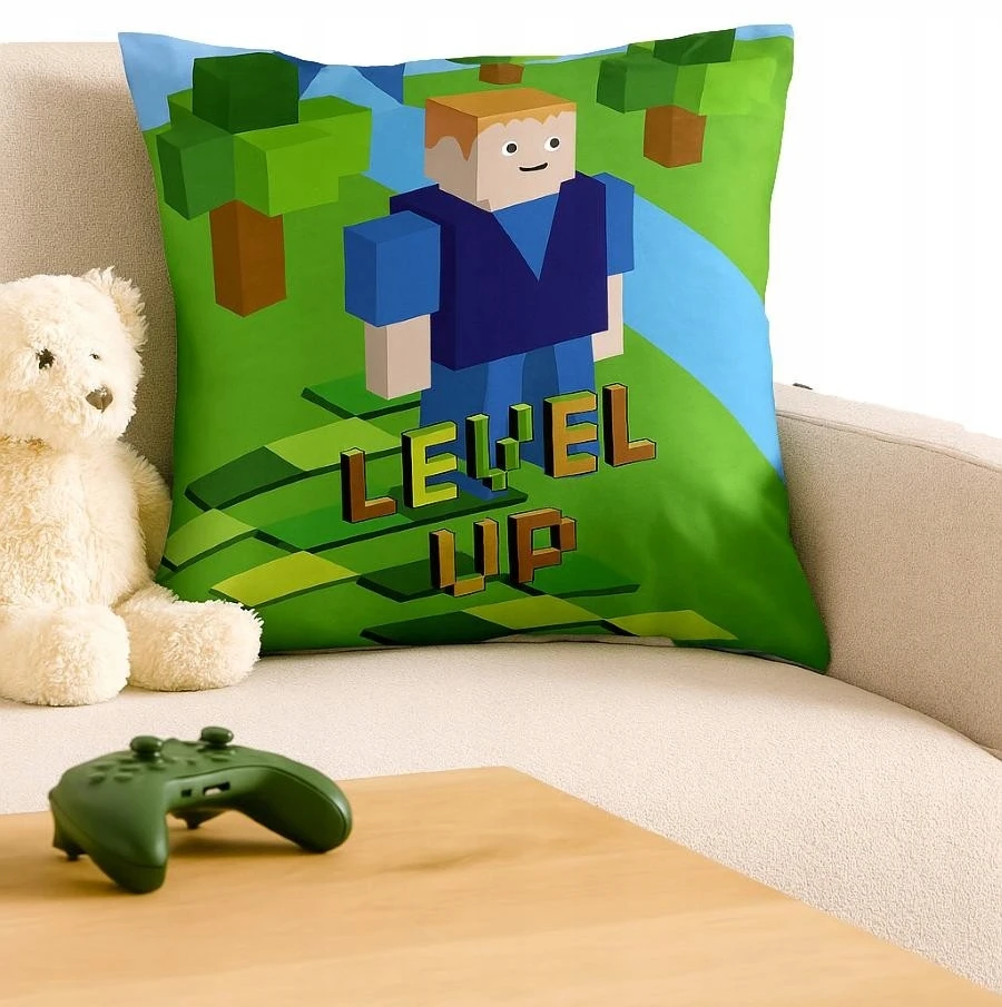 Supreme Style Užvalkalas MINECRAFT piksele Žaidimas 40x40 level up na jaśka