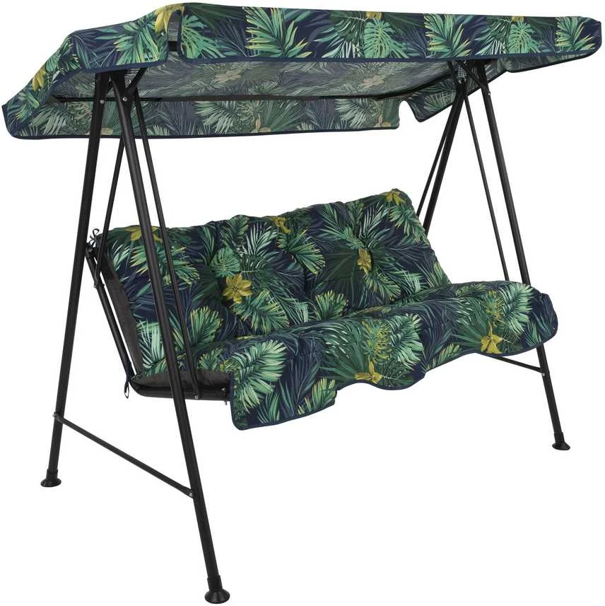 Sūpuoklė PATIO Tora Juodas Edition G058-02PB, 175x95x140 cm