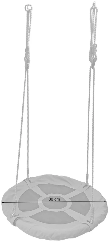 4IQ Sūpynės „Gandro lizdas“ 100 cm, spalvotos