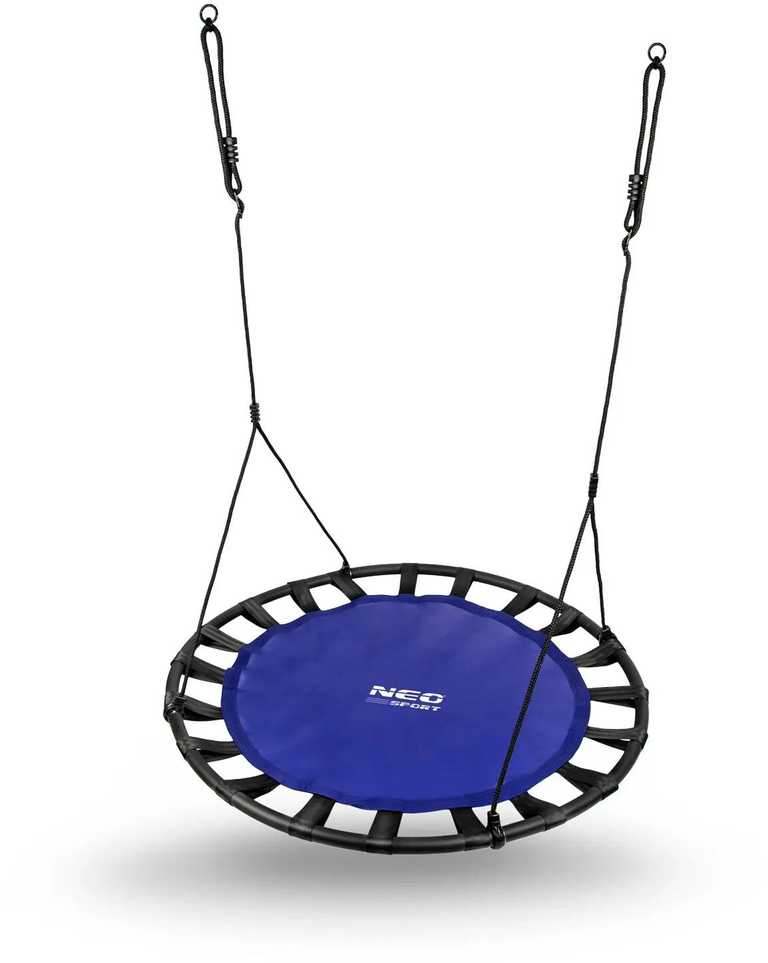 Neo-Sport Sūpynės gandro lizdui SWINGO XXL 120 cm mėlynos