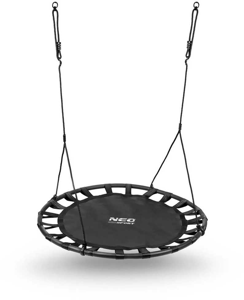 Neo-Sport Sūpynės gandro lizdui SWINGO XXL 120 cm juodos