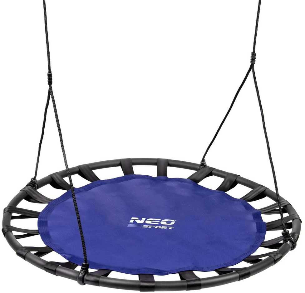 Neo-Sport Sūpynės gandro lizdui SWINGO XXL 120 cm mėlynos