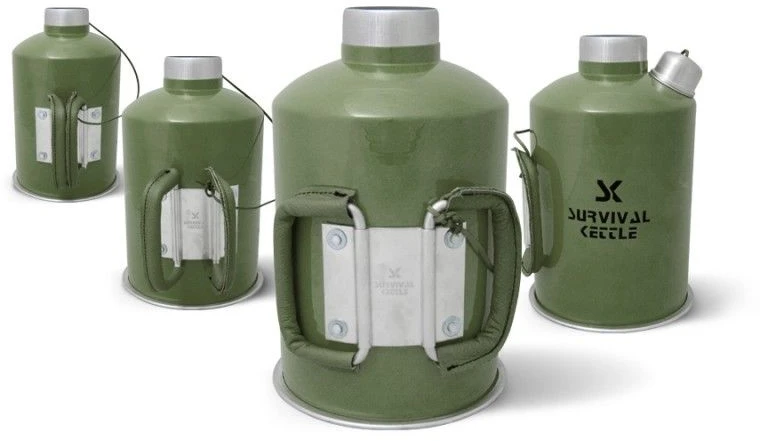 Survival Kettle Virdulis Survival Virdulys Žalias Stove, 23x16cm, žalias