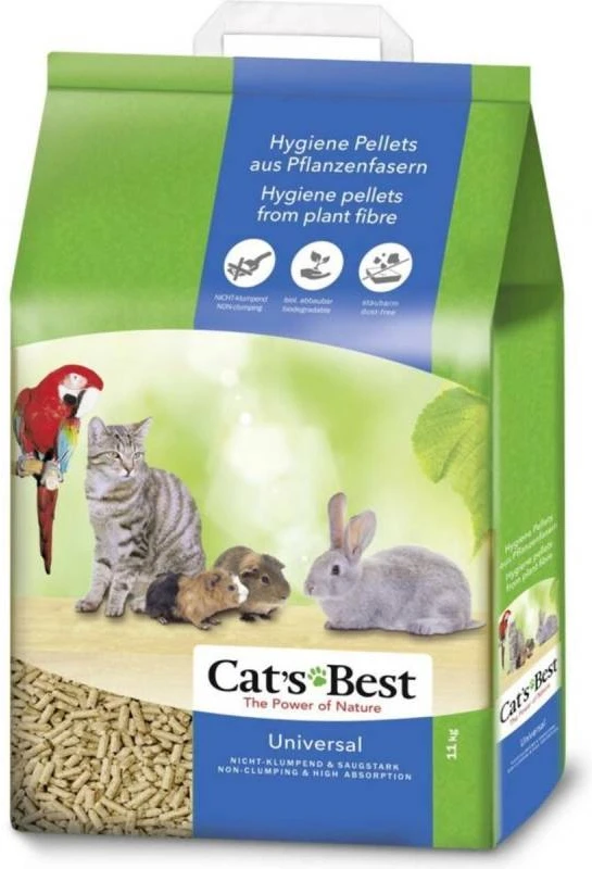 Cat's Best Smart Pellets granuliuotas natūralus pjuveninis kraikas 10L ilgaplaukėms katėms