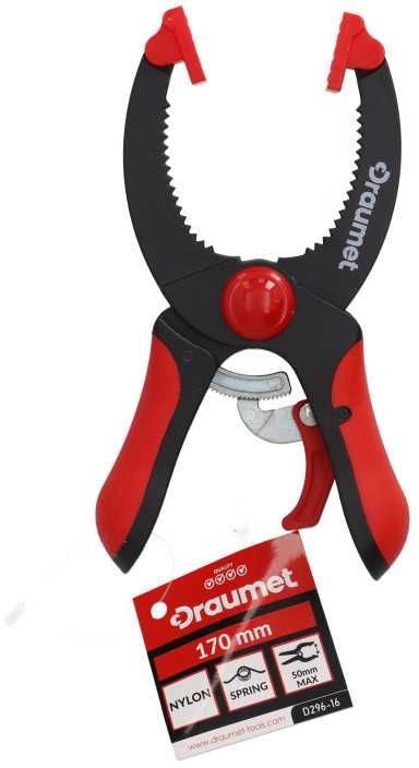 Grąžtas Suspaudėjas Draumet Spyruoklinis 240mm su Fiksatoriumi