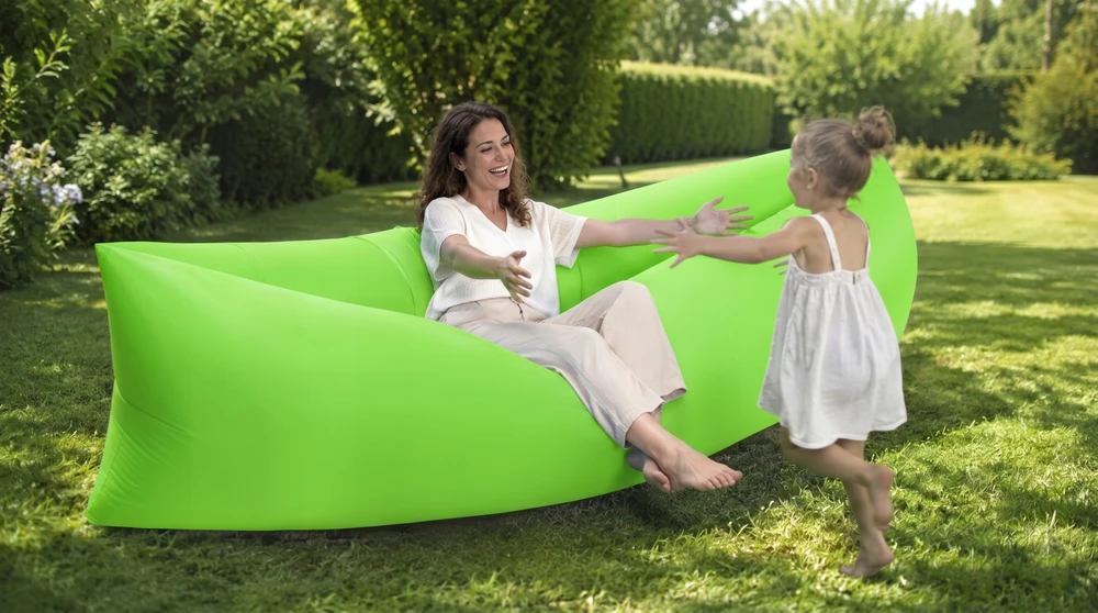 SUstiprintas LAZY BAG PRIPUČIAMA SOFA ČIUŽINIS KĖDĖ KĖDĖ KĖDĖ XXL + 200KG KREPŠELIS
