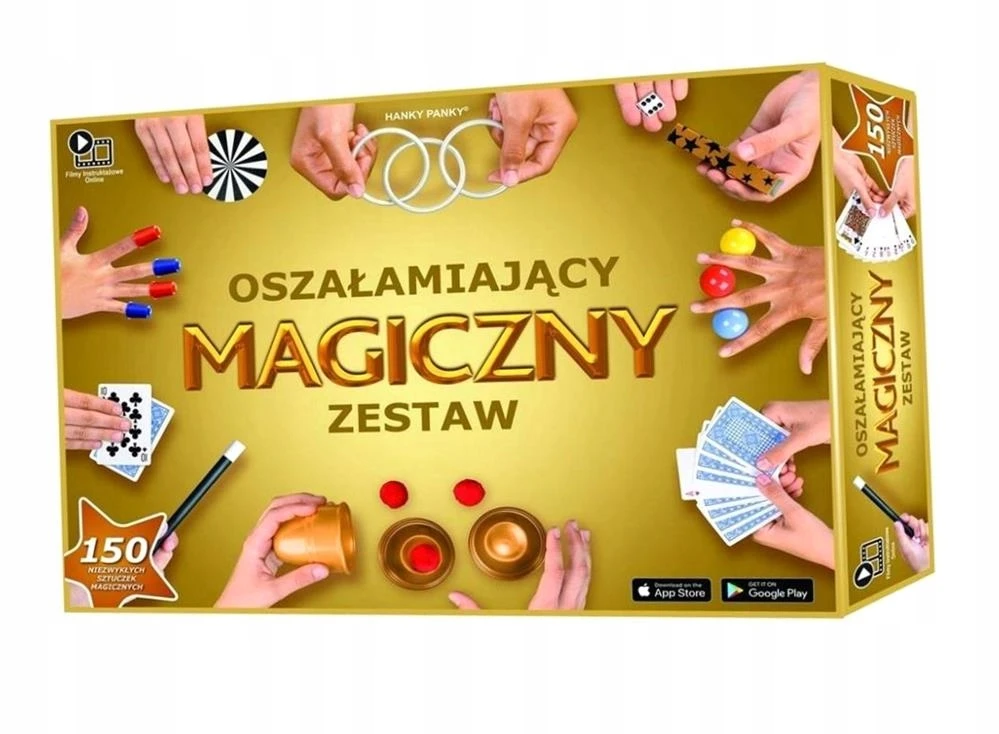 Cartamundi Magijos triukų rinkinys su 150 gudrybių auksinis