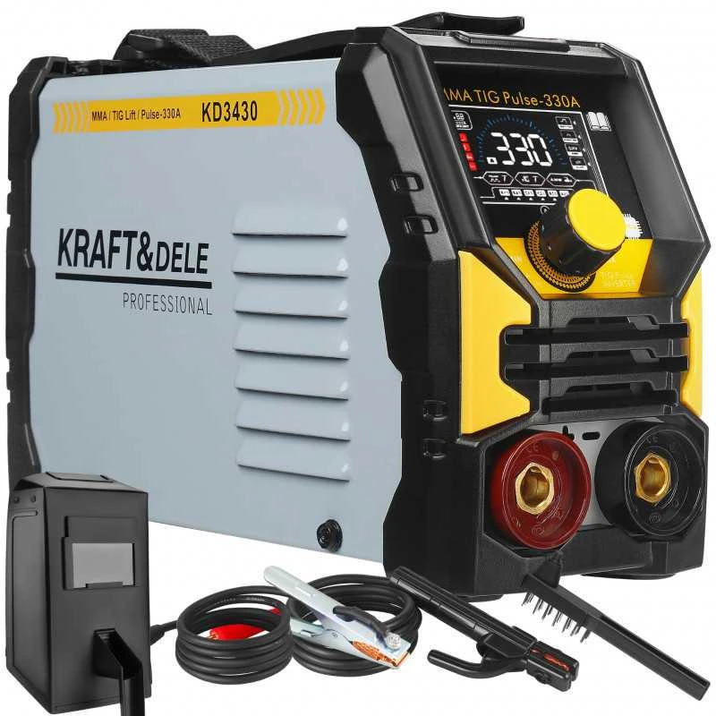 Kraft&Dele Inverterinis suvirinimo aparatas MMA TIG LIFT PULSE 330