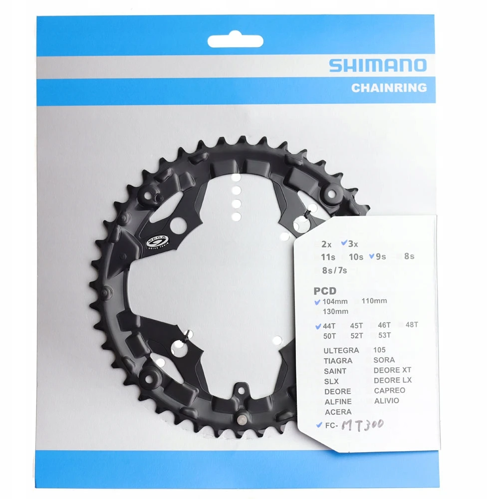 Švaistiklių žvaigždė Shimano 44T FC-MT300