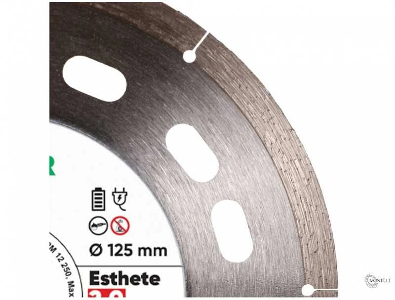 DISTAR ESTHETE 2.0 švaraus pjovimo diskas plytelėms 125mm