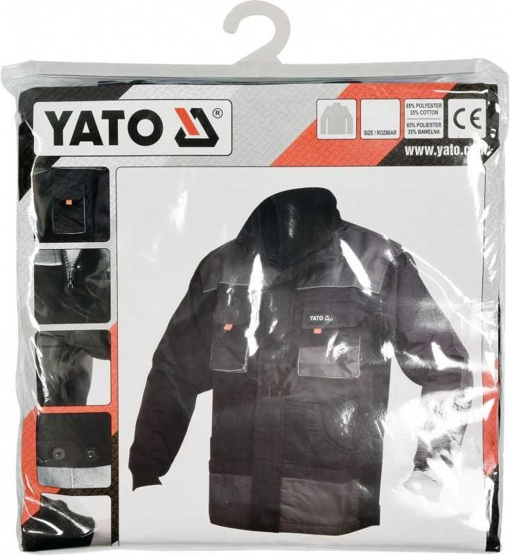 Striukė Yato YT-80180; XL; juodas/pilkas